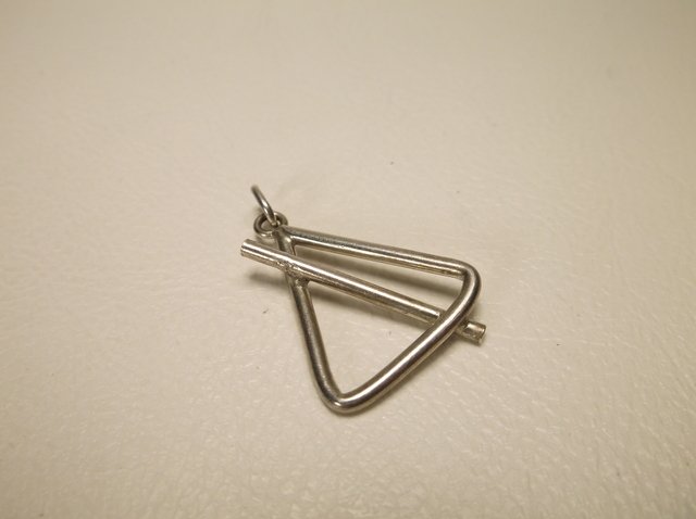 Antique Sterling Silver Dinner Bell Charm (1 of 1)