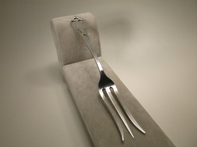 Antique Sterling Silver Pickle Fork (1 of 2)