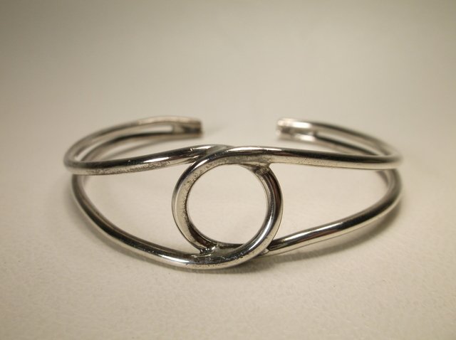 Nice Heavy Sterling Silver Cuff Bracelet (1 of 1)