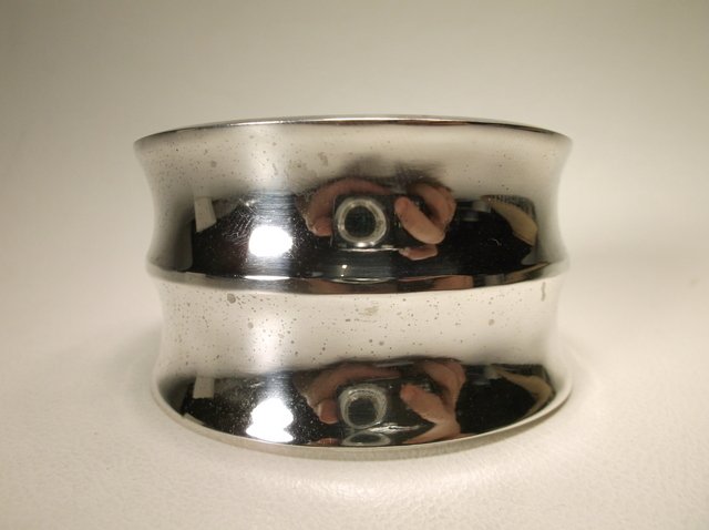 Super Heavy Sterling Silver Taxco Cuff Bracelet CII (1 of 2)