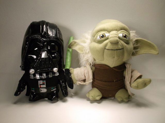 Star Wars Plush Lot Yoda Darth Vader (1 of 1)