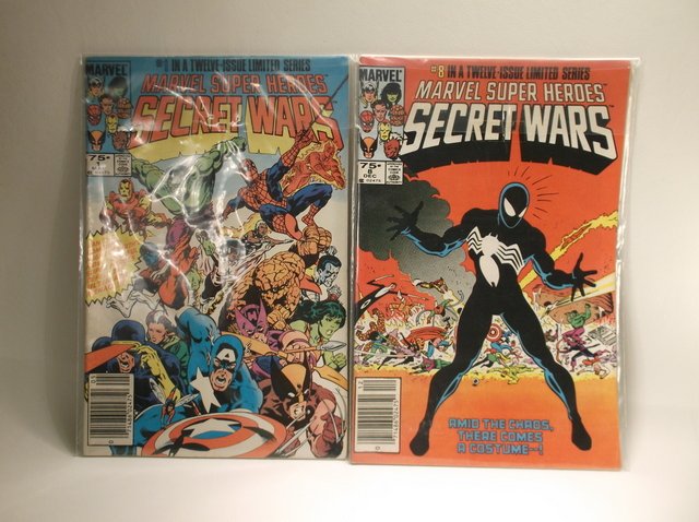Marvel Secret Wars Comic Book Lot w 1st Black Spidey (1 of 1)