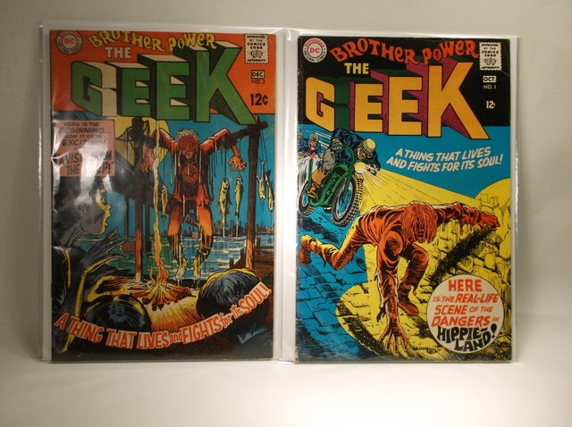 1968 Brother Power Geek Comic Books #1-2 $100 (1 of 1)