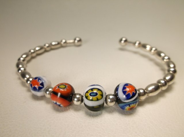 Beautiful Sterling Silver Cuff Bracelet (1 of 1)