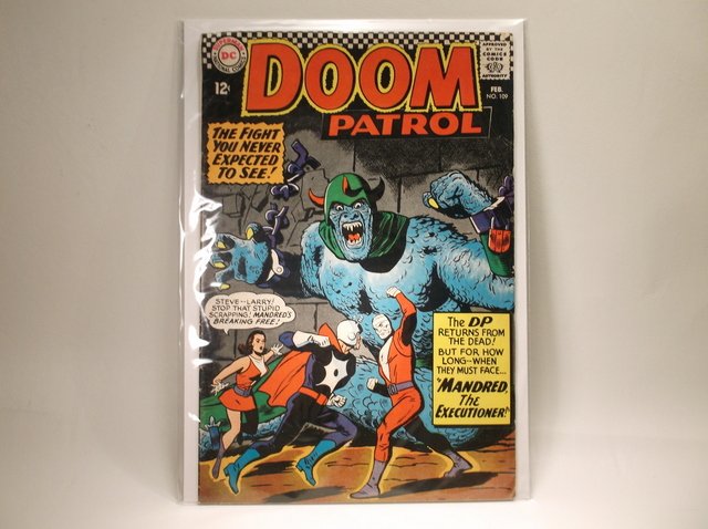 1967 DC Doom Patrol Comic Book #109 $100 (1 of 1)