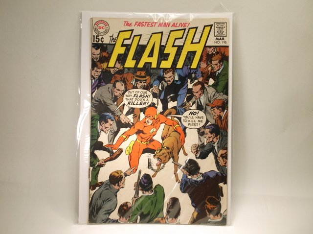 1970 DC The Flash Comic Book #195 (1 of 1)