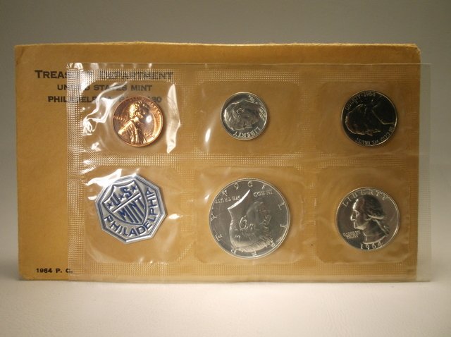 1964 US Silver Proof Mint Set Kennedy Half & more (1 of 1)