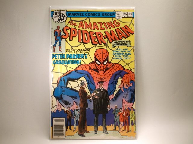 1978 Marvel Spiderman Comic Book #185 (1 of 1)
