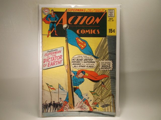 1969 DC Action Superman Comic Book #381 (1 of 1)
