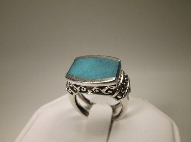 Gorgeous Sterling Silver Turquoise Ring 6 (1 of 1)