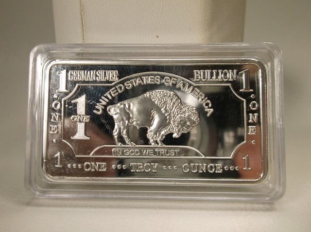 .999 Fine GERMAN Silver 1 Troy oz Bar: .