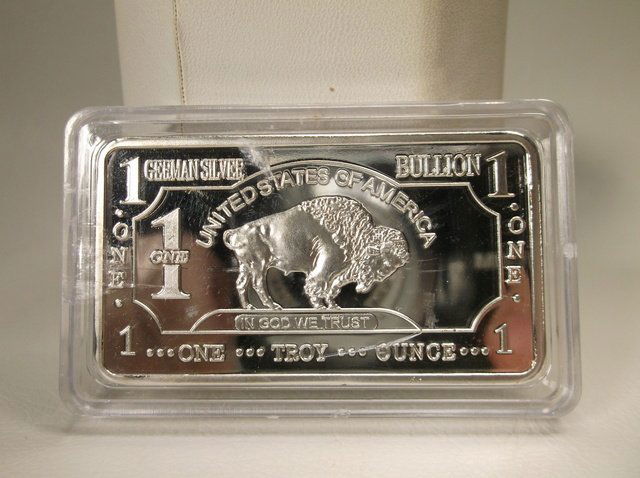 .999 Fine GERMAN Silver 1 Troy oz Bar: .