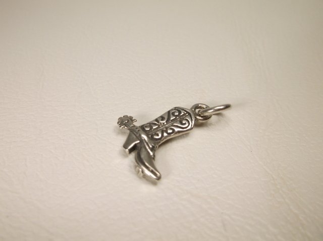 Nice Sterling Silver Boot Charm (1 of 1)