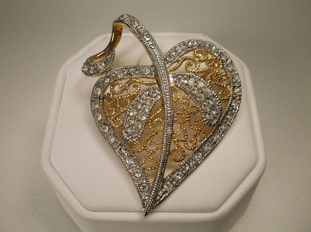 Gorgeous Large Sterling Silver Brooch Pendant (1 of 1)