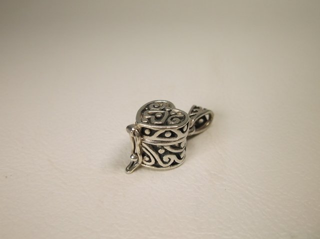 Nice Sterling Silver Prayer Box Charm (1 of 1)