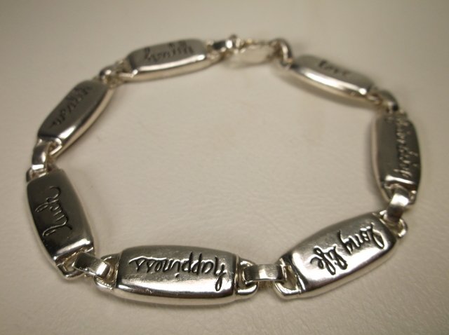 Nice Heavy Sterling Silver Bracelet (1 of 1)