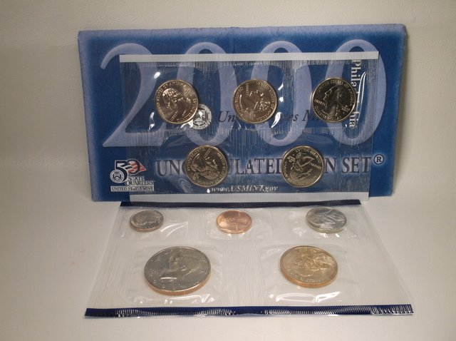 2000 US Mint Proof Set With State Quarters (1 of 1)