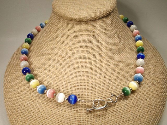 Gorgeous Sterling Silver Gemstone Necklace (1 of 1)