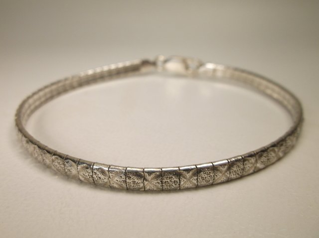 Nice Heavy Sterling Silver Bracelet (1 of 1)