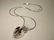 Gorgeous Sterling Silver Garnet Peridot Necklace