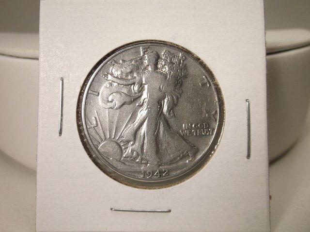 1942 US Silver Walking Liberty half Dollar (1 of 1)
