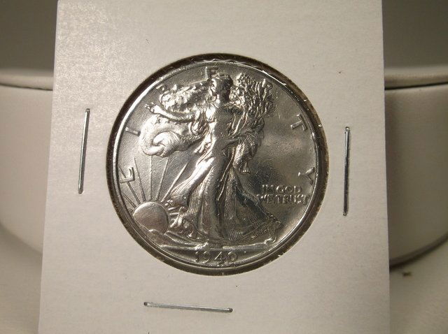 1940 US Silver Walking Liberty Half Dollar (1 of 1)