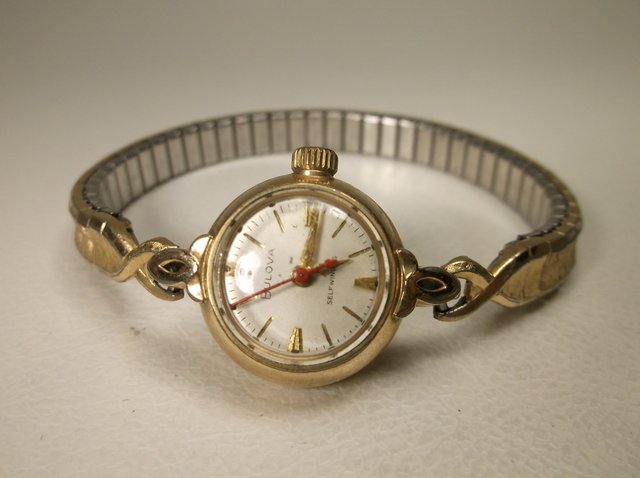 Antique 10kt GF Bulova Wristwatch Self Wind (1 of 3)