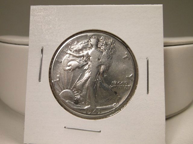 1941 US Silver Walking Liberty Half Dollar (1 of 1)