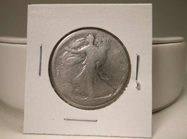 1947 D US Silver Walking Liberty Half Dollar (1 of 1)