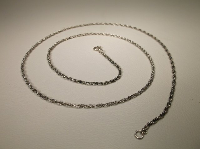 Nice 24" Sterling Silver Chain Necklace (1 of 1)