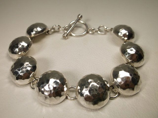 Gorgeous Super Heavy Sterling Silver Bracelet (1 of 2)