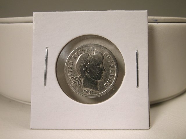 1911 US Silver barber Dime (1 of 1)
