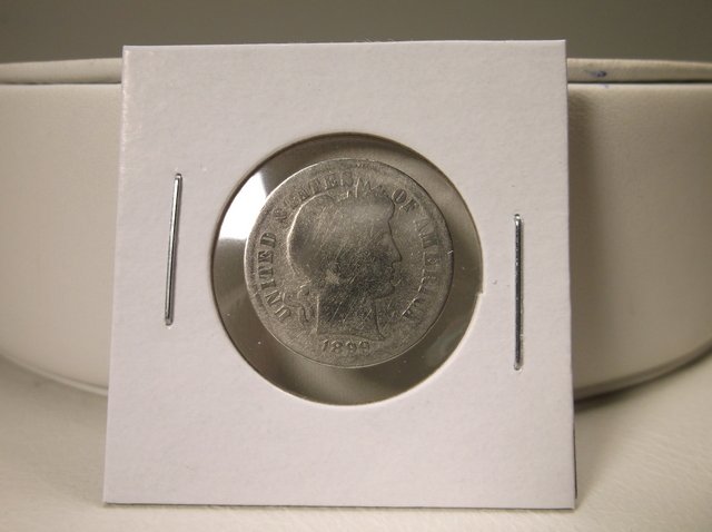 1899 S US Silver Barber Dime (1 of 1)
