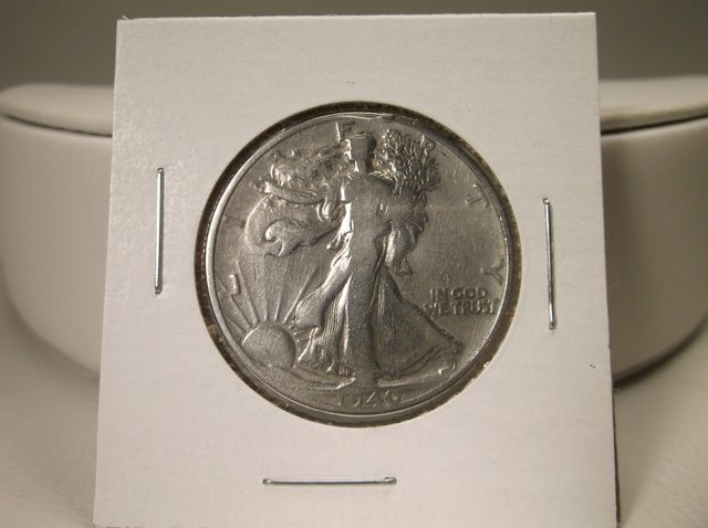 1940 US Silver Walking Liberty Half Dollar (1 of 1)