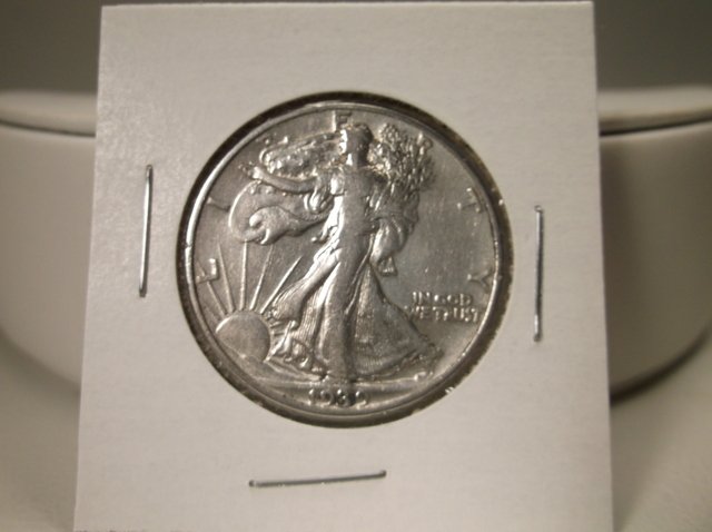 1939 US Silver Walking Liberty Half Dollar (1 of 1)