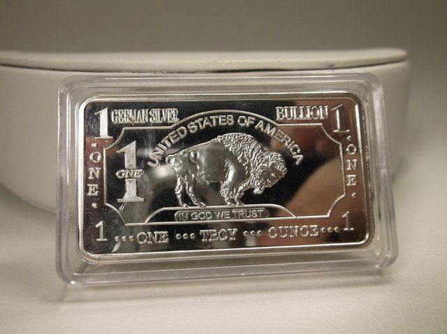 1 Troy oz .999 Fine GERMAN Silver Bar: .