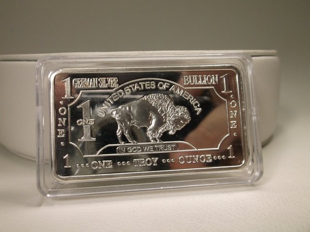 1 Troy oz .999 Fine GERMAN Silver Bar: .