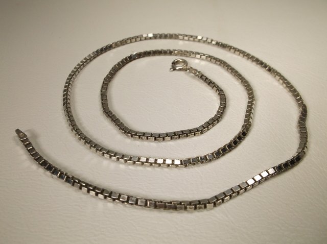 Nice Heavy Sterling Silver Chain Necklace 20" (1 of 1)