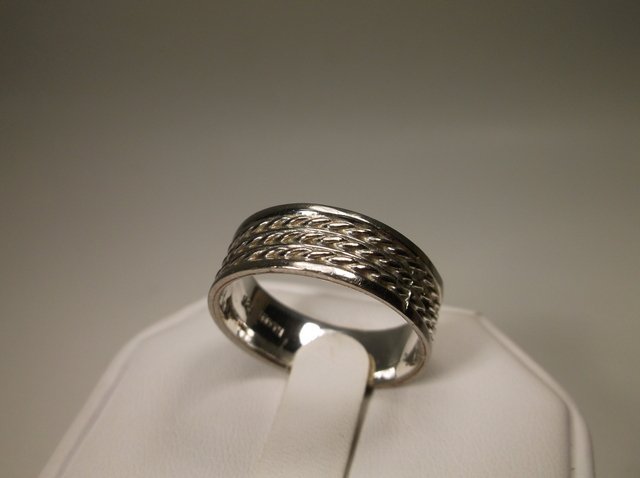 Nice Sterling Silver Band Ring 10.5 (1 of 1)