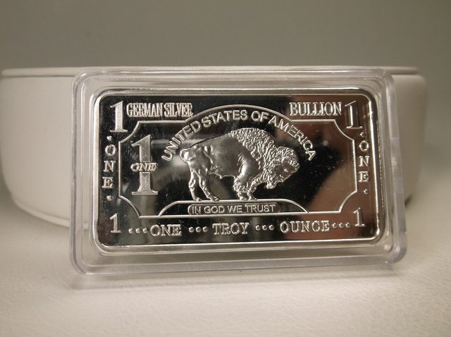 1 Troy oz .999 Fine GERMAN Silver Bar: .