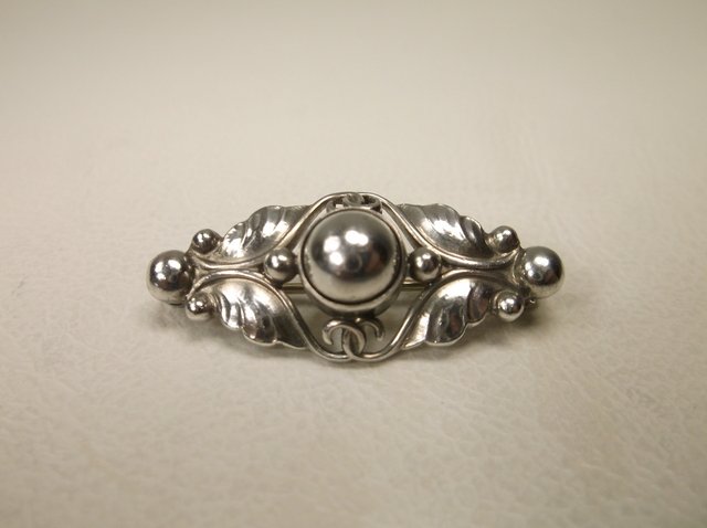 Georg Jensen Sterling Silver Denmark Brooch Antique (1 of 2)