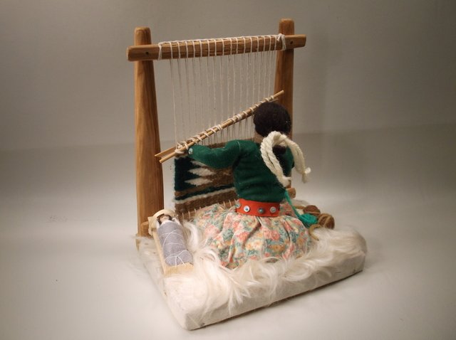 Navajo Native American Quilt Maker Piece Nice Hopi (1 of 5)