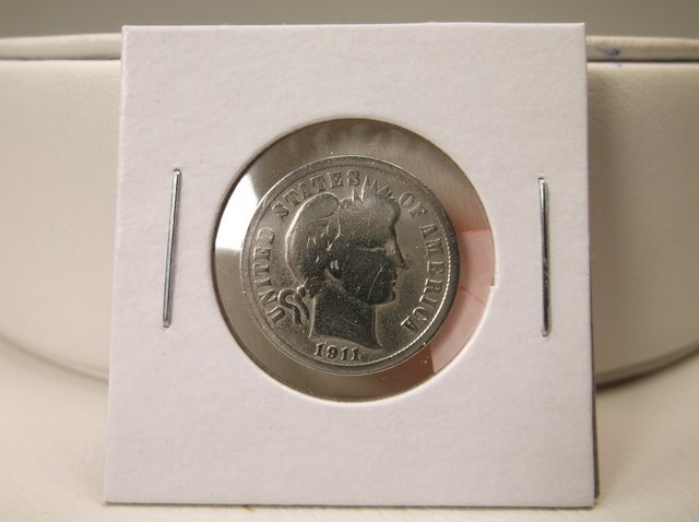 1911 US Silver Barber Dime (1 of 1)