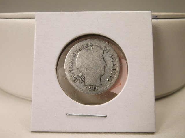 1911 US Silver Barber Dime (1 of 1)