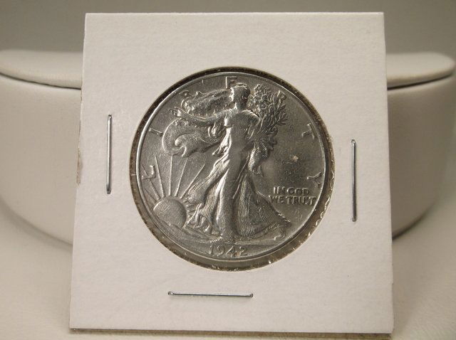 1942 US Silver Walking Liberty Half Dollar (1 of 1)
