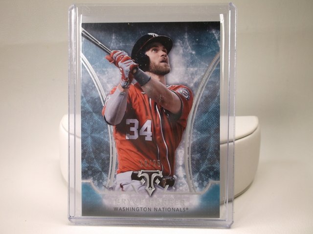 2015 Bryce Harper Triple Threads Platinum /25 (1 of 2)