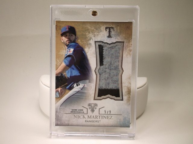 Nick Martinez Jumbo GU Patch Trip Threads /9 (1 of 2)