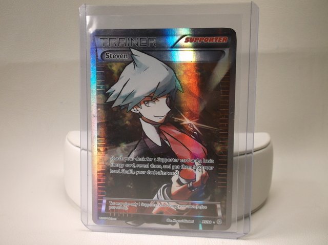 Pokémon Steven Full Art Trainer Card NM-M: .
