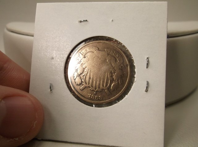 1868 US 2 Cent Coin (1 of 2)
