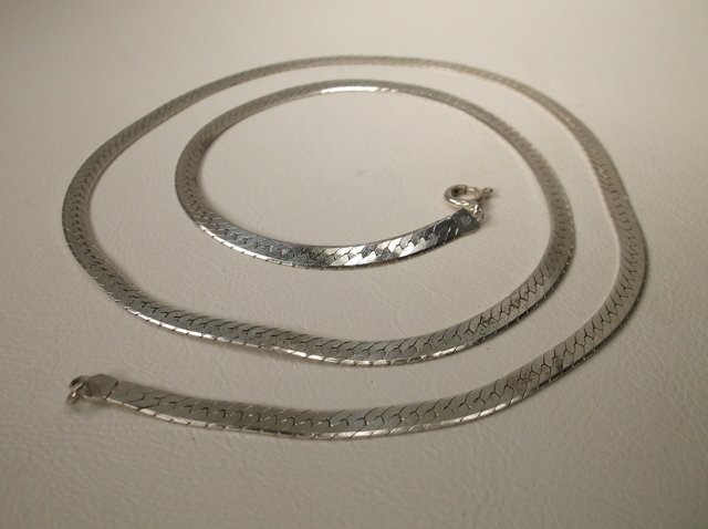 Nice Heavy Sterling Silver Chain Necklace 24" (1 of 1)